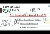 are annuities a good idea - when are annuities a good idea - youtube