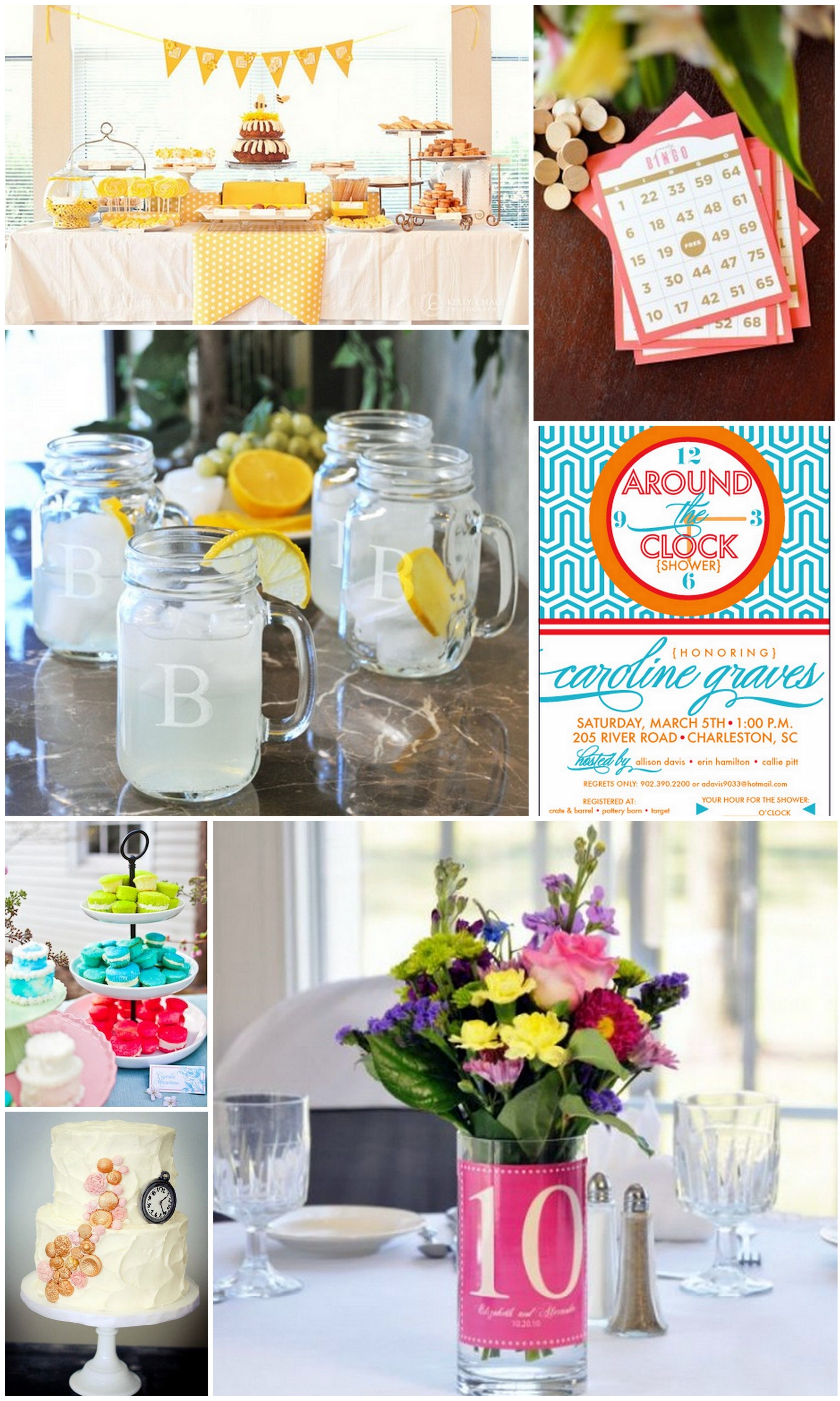 10 Cute Around The Clock Bridal Shower Ideas around the clock bridal shower site full of ideas love and 1 2022
