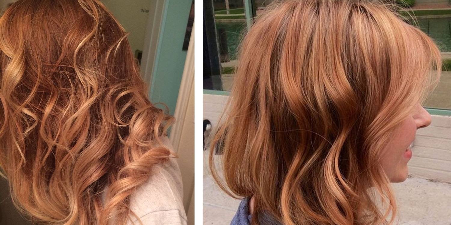 1. Auburn highlights on blonde hair - wide 2