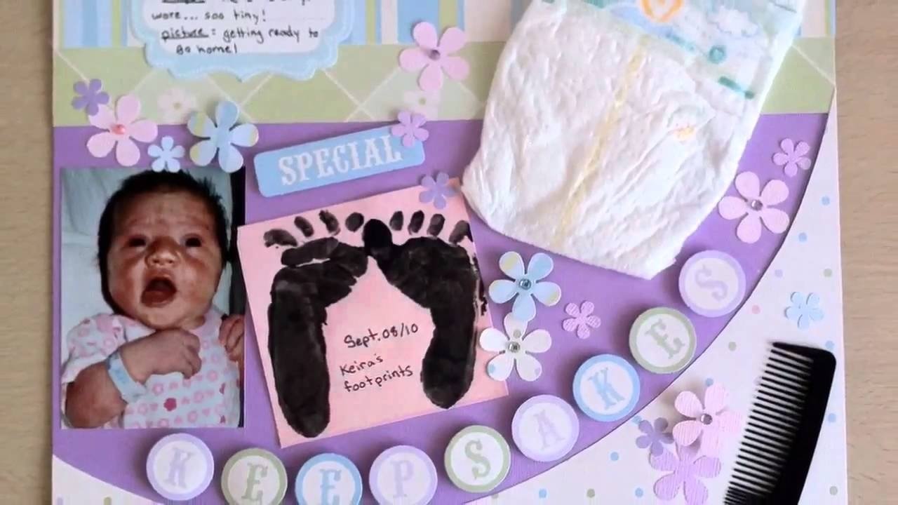10 Trendy Scrapbooking Ideas For Baby Girl baby book layouts youtube 2022