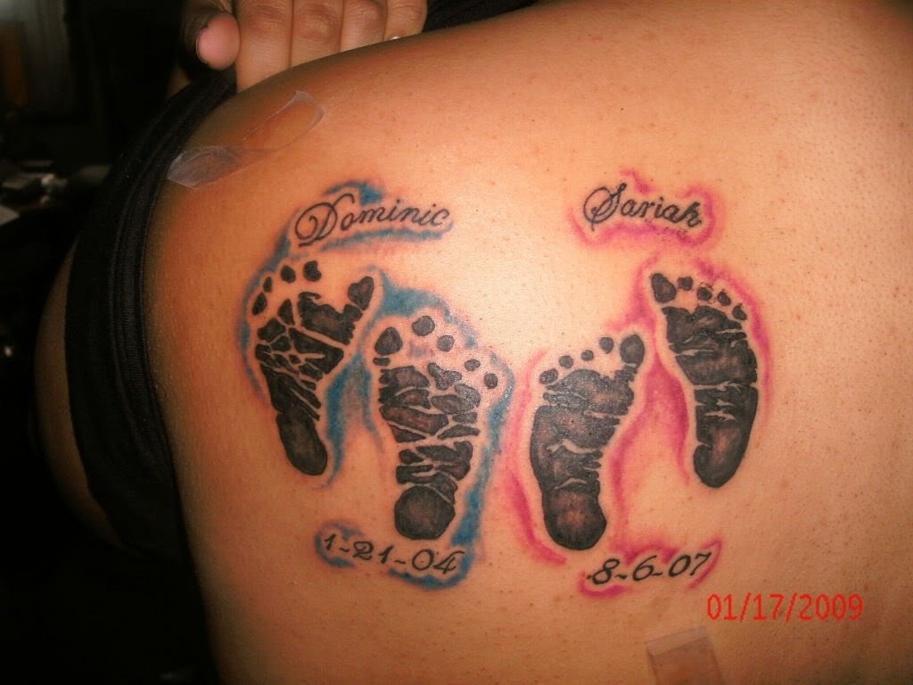 10 Beautiful Tattoo Ideas For Baby Boy baby boy footprint tattoo ideas cool tattoo ideas 2022