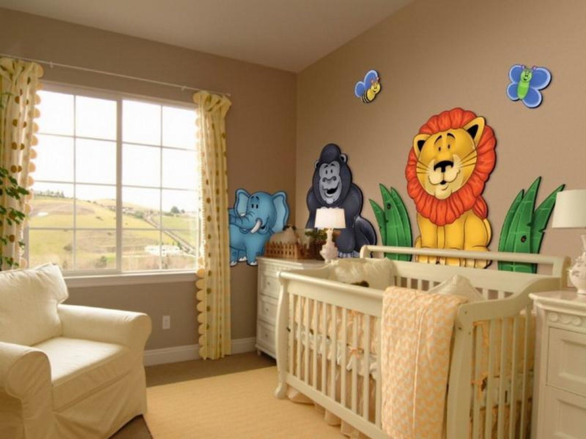 10 Lovable Baby Boy Room Decoration Ideas baby boy room nursery waplag 1920x1440 3d animals decor loversiq 2022