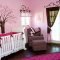 baby girl nursery ideas pink and brown - decosee