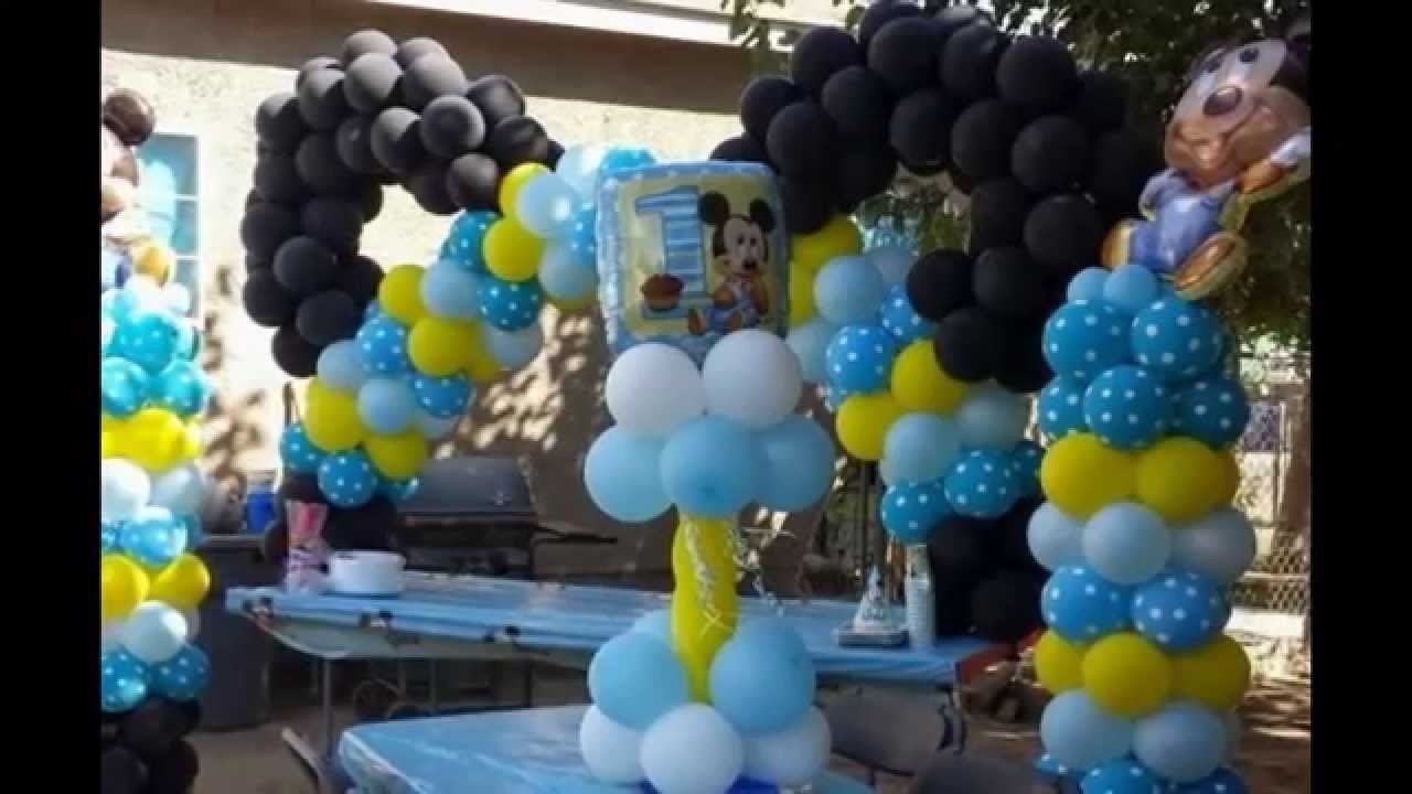 10 Fabulous Baby Mickey Mouse Party Ideas baby mickey balloon creation for a birthday party youtube 2022