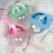 baby shower 'dummy' bauble craft idea - it's  baby shower craft