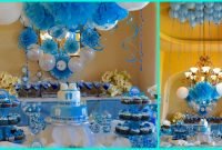 baby shower ideas for boy blue theme - youtube