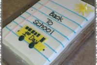 back to school cake. cake decorating - youtube