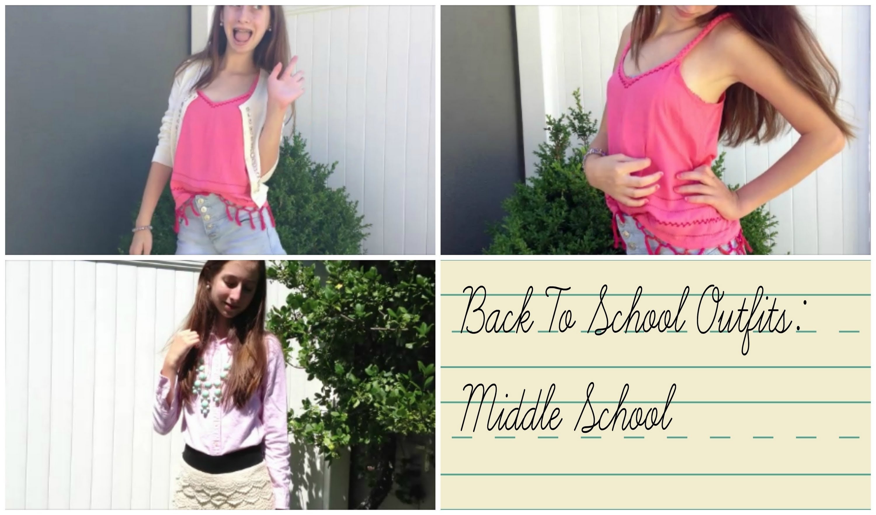 10 Awesome Cute Outfit Ideas For Middle School back to school outfit ideasmiddle school huge collab 2024