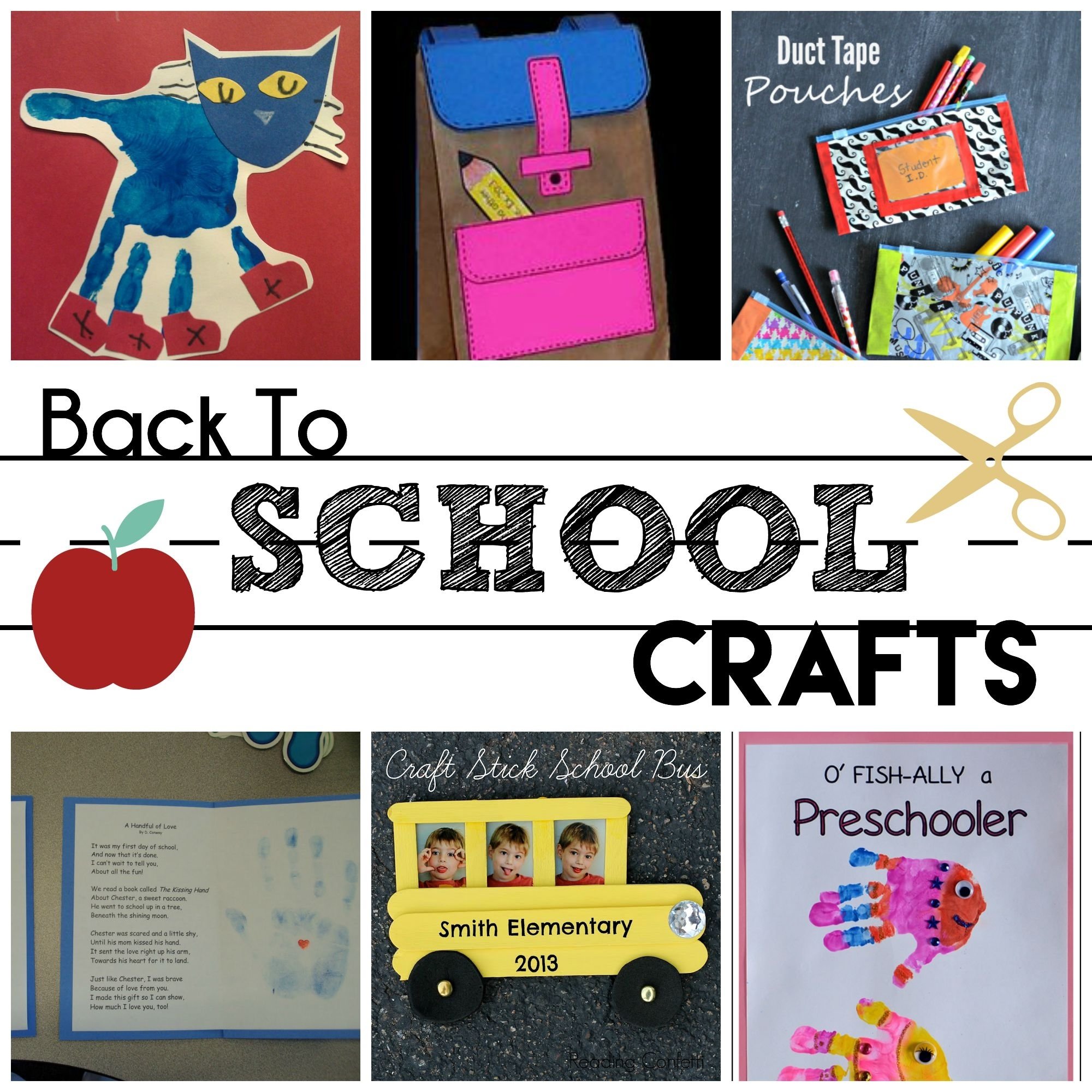 10 Trendy Back To School Ideas For Kindergarten back to school preschool crafts moms without answers 3 2022