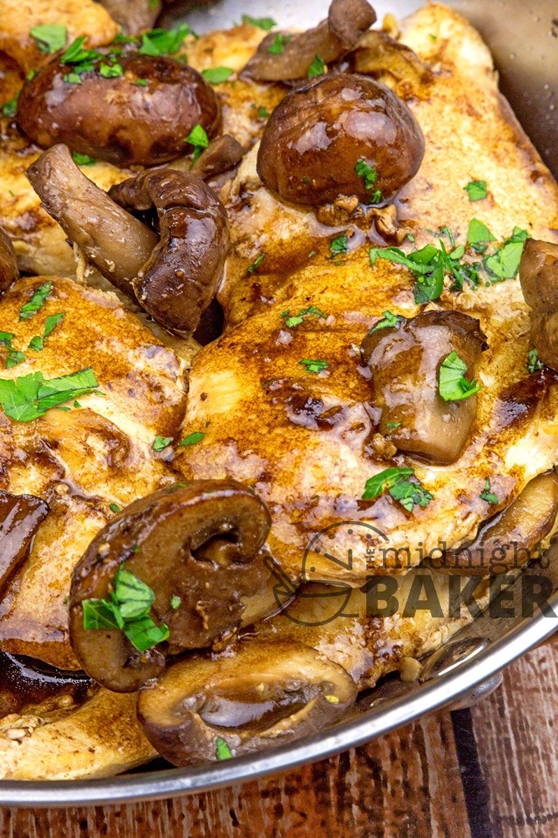 10 Wonderful Ideas For Dinner With Chicken balsamic chicken with mushrooms the midnight baker 2 2022