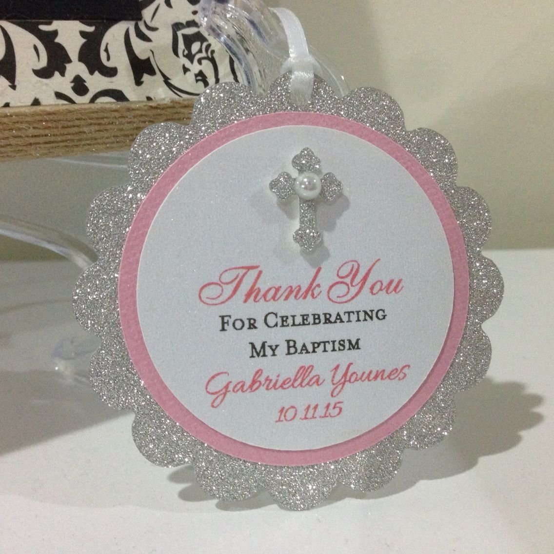 10 Famous Gift Ideas For Baptism Girl baptism favor tags for a baby girl handmadeexceptional payper 2022