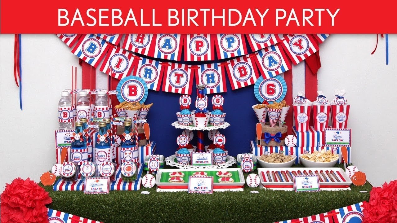10 Ideal Baseball Themed Birthday Party Ideas baseball birthday party ideas baseball b62 youtube 2022