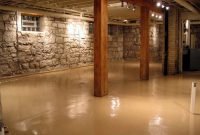 basement stone walls | decorative basement floor with stone
