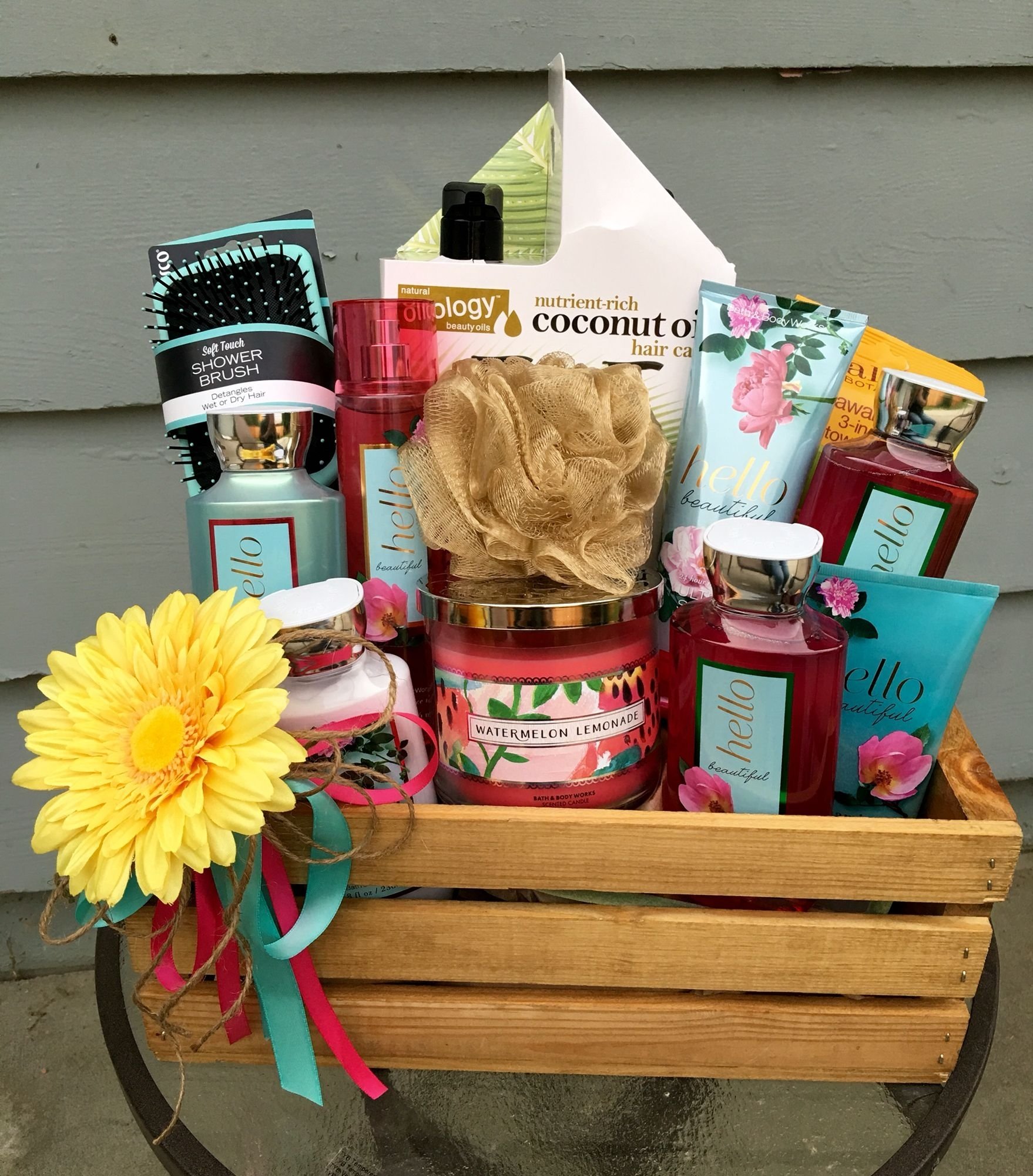 10 Fabulous Gift Basket Ideas For Raffles bath theme basket diaper raffle prize floral theme baby shower 2 2022