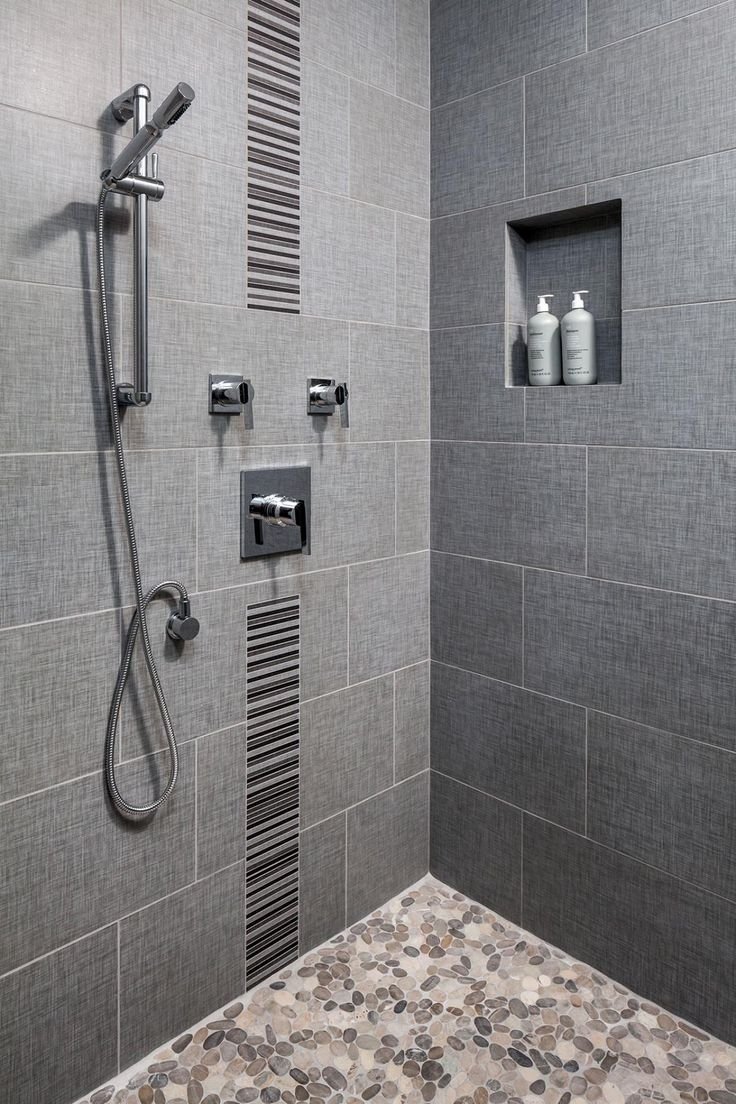 10 Wonderful Walk In Shower Tile Ideas bathroom best gray shower tile ideas on pinterest large striking 2022