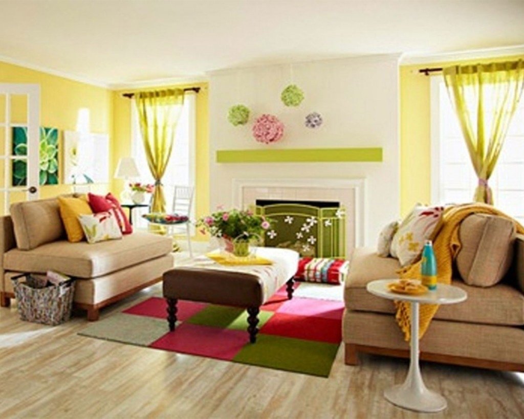 spring decorating ideas living room