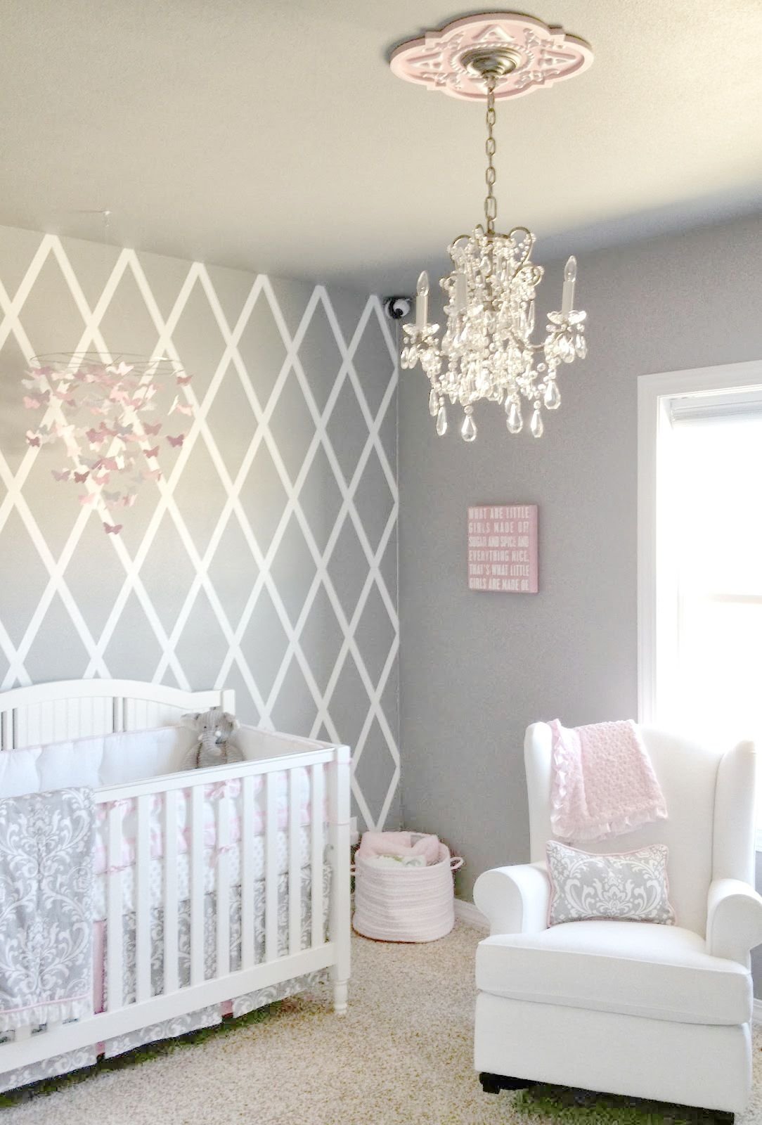 10 Beautiful Baby Girl Nursery Ideas Pinterest beautiful gray and pink nursery features our stella gray baby 2022