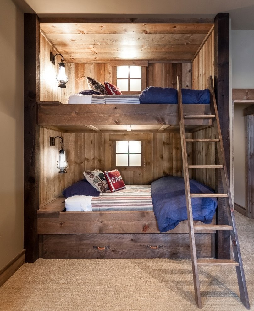 10 Elegant Built In Bunk Bed Ideas bed built in bunk bed ideas 2023