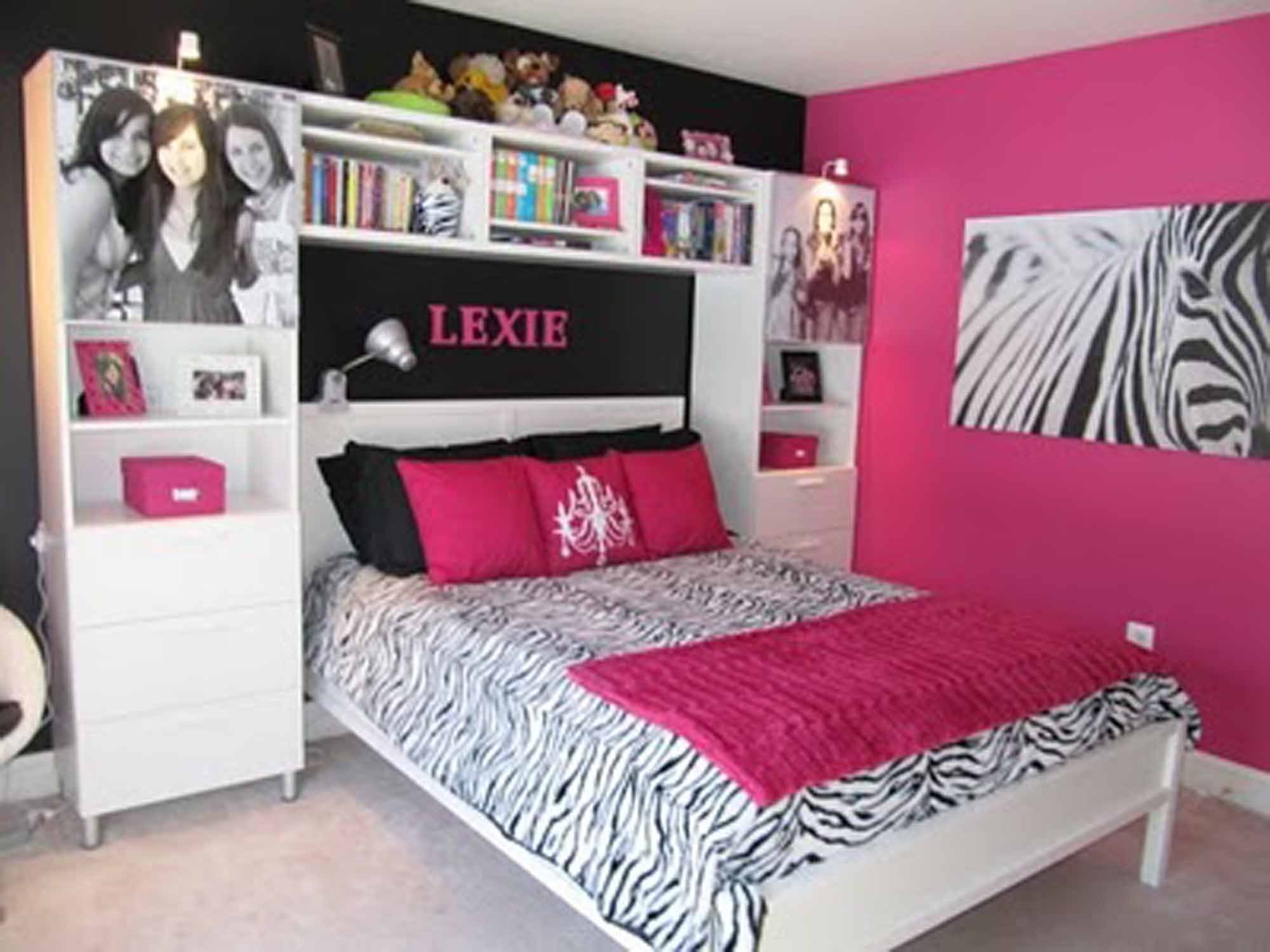 Decorating Teenage Girls Bedroom With Crates