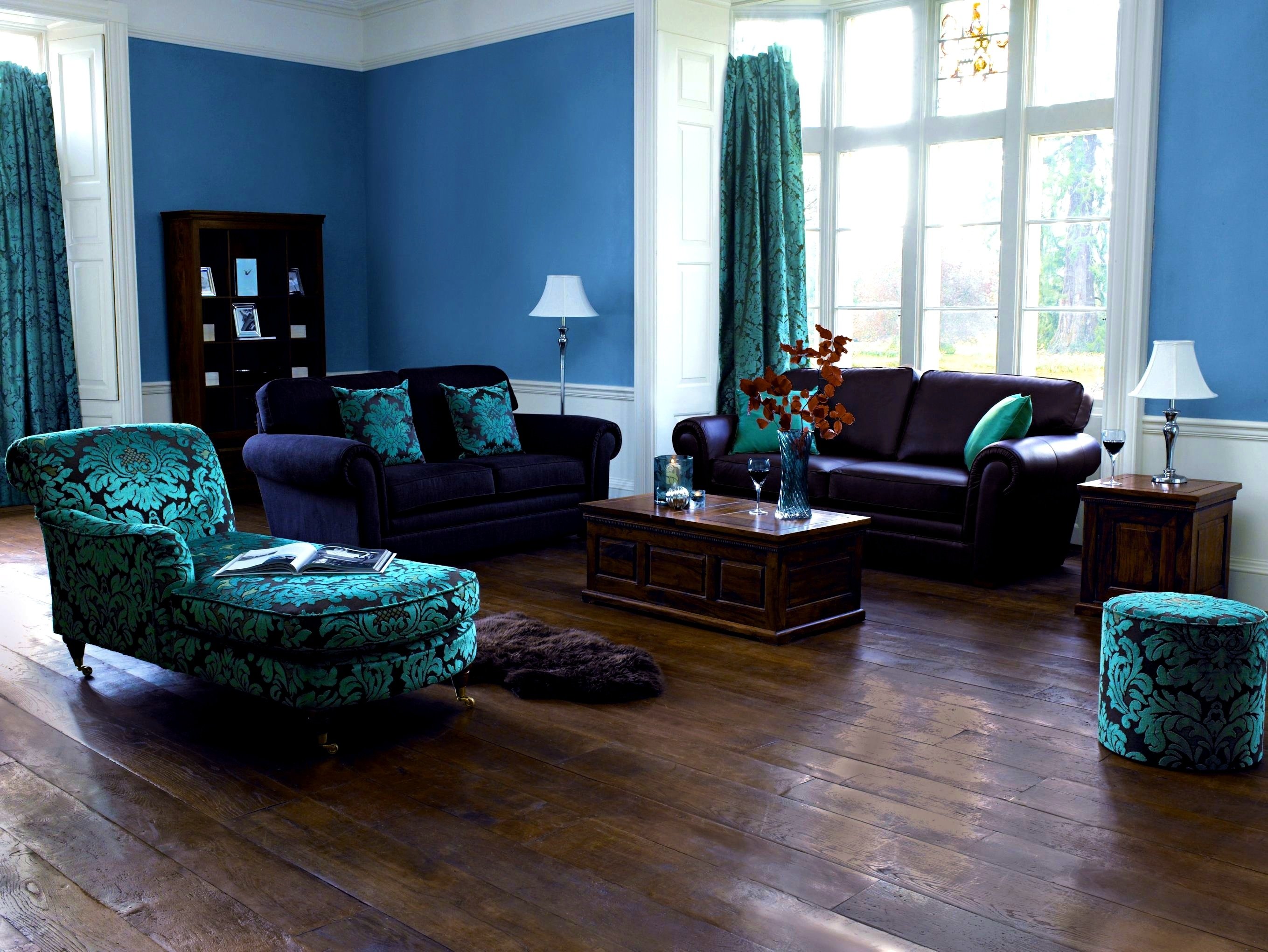 10 Fantastic Brown And Blue Living Room Ideas bedroom licious brown turquoise living room ideas and blue navy 2022