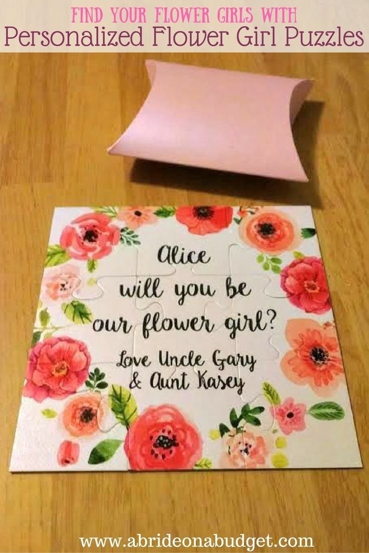 10 Unique Will You Be My Flower Girl Ideas best 25 flower girl puzzle ideas on pinterest wedding party also 2022