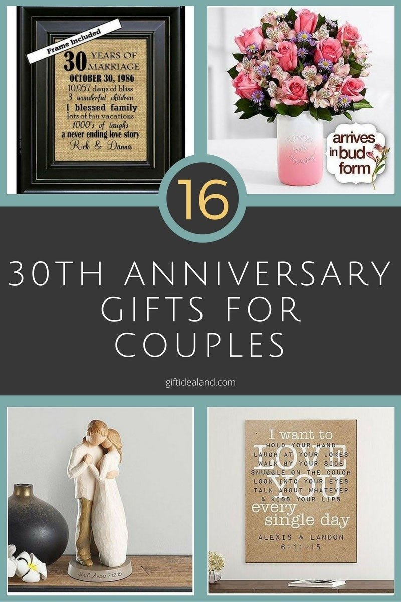 10 Lovely Wedding Anniversary Ideas For Her best gift for couples wedding anniversary lovely 30 good 30th 4 2022