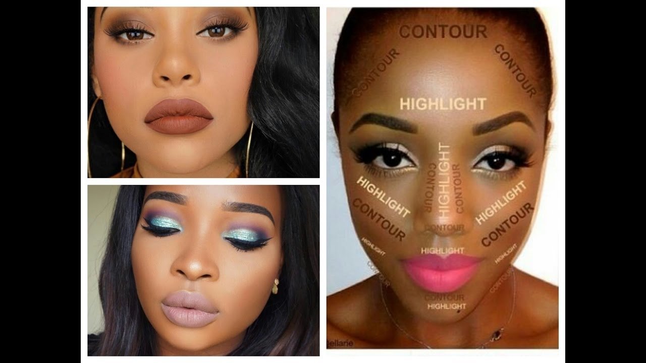 10 Beautiful Makeup Ideas For Dark Skin best makeup looks for black women dark skin contouring and 2022