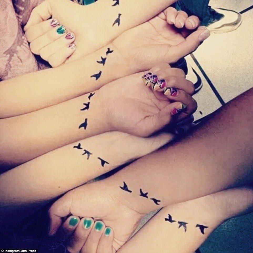 10 Great Matching Tattoo Ideas For Friends bffs show off their incredible matching tattoos daily mail online 2022