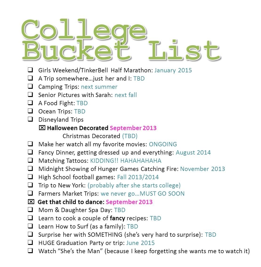 10 Cute Summer Ideas For College Students bingo the college bucket list like the idea would use different 2022