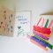 birthday cards madetoddlers. rainbow cake w/construction paper