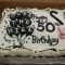 birthday sheet cake designs | 50th birthday cake decoration ideas