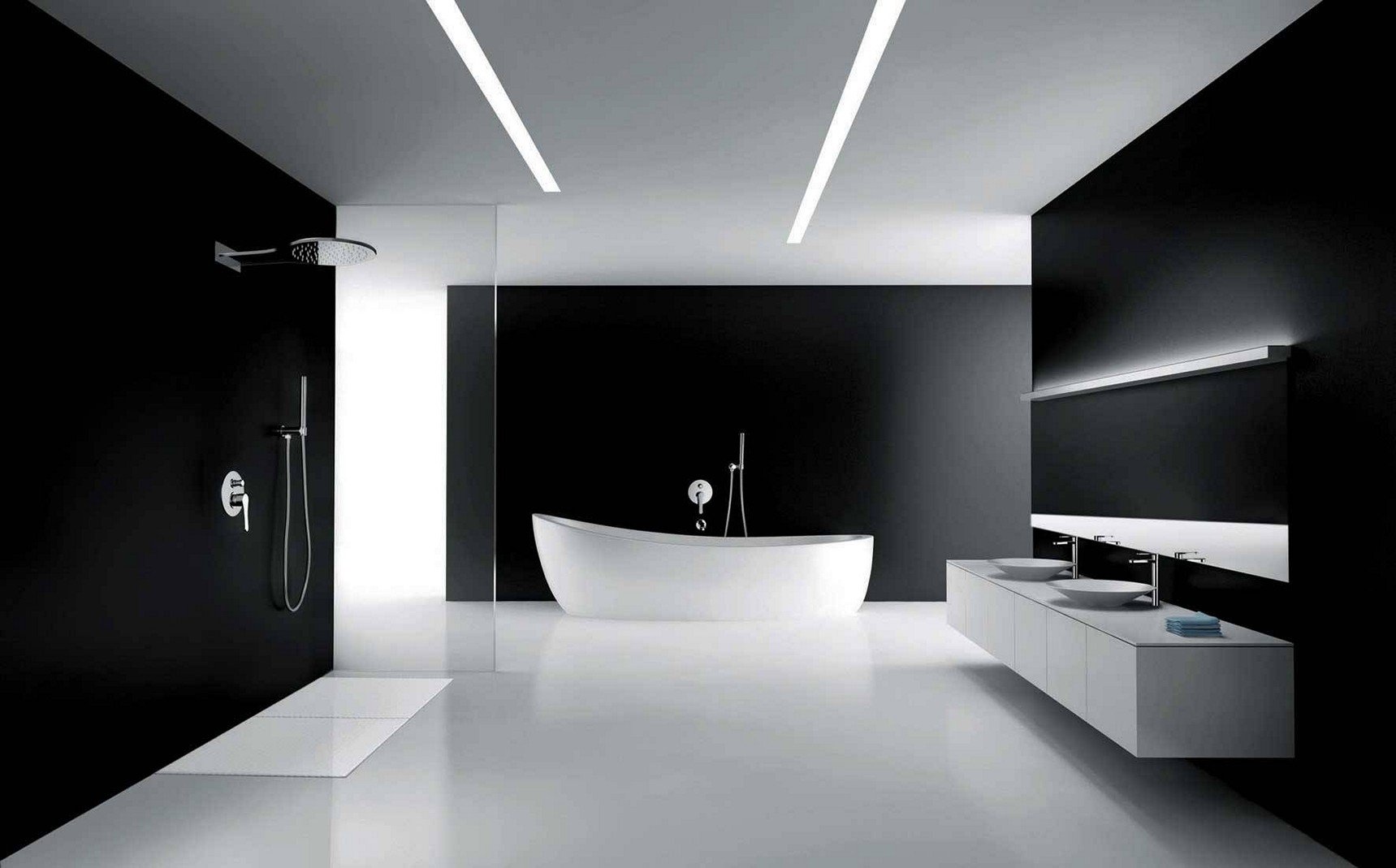 10 Ideal Black And White Painting Ideas black and white bathroom paint ideas pictures 2022