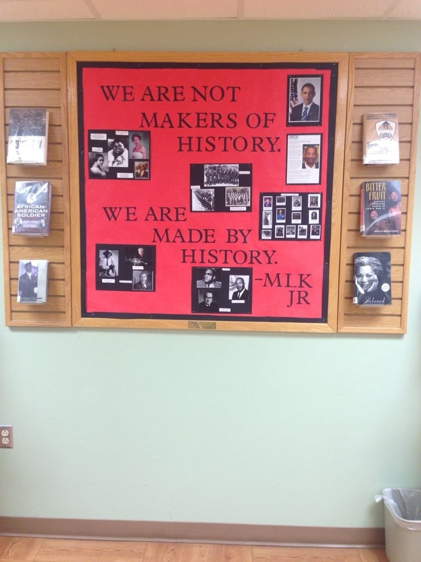 10 Best High School Library Bulletin Board Ideas black history month library bulletin board library displays 3 2022