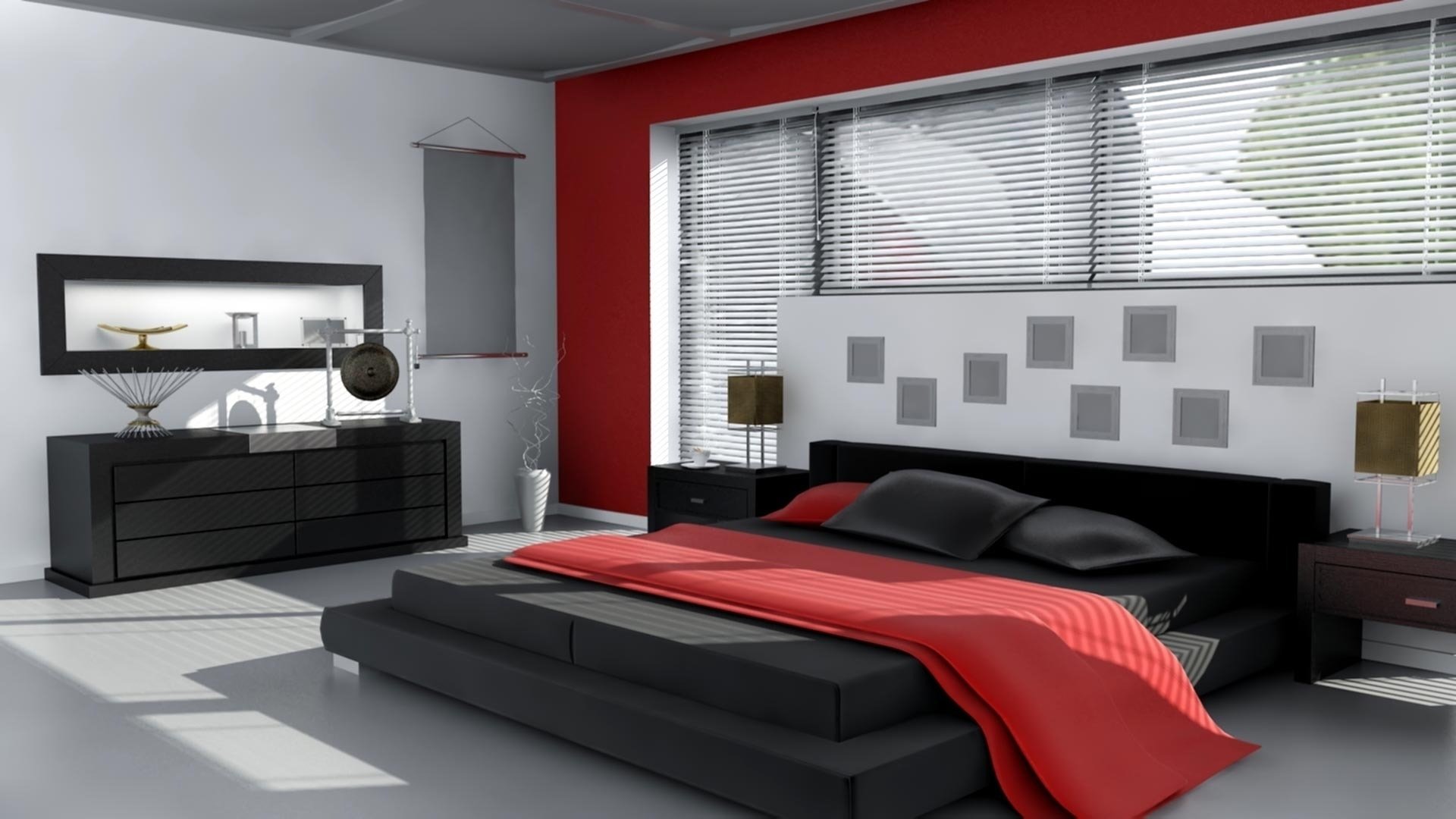 Black White And Red Decorating Ideas For Bedrooms