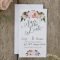 boho floral save the date wedding cardsginger ray