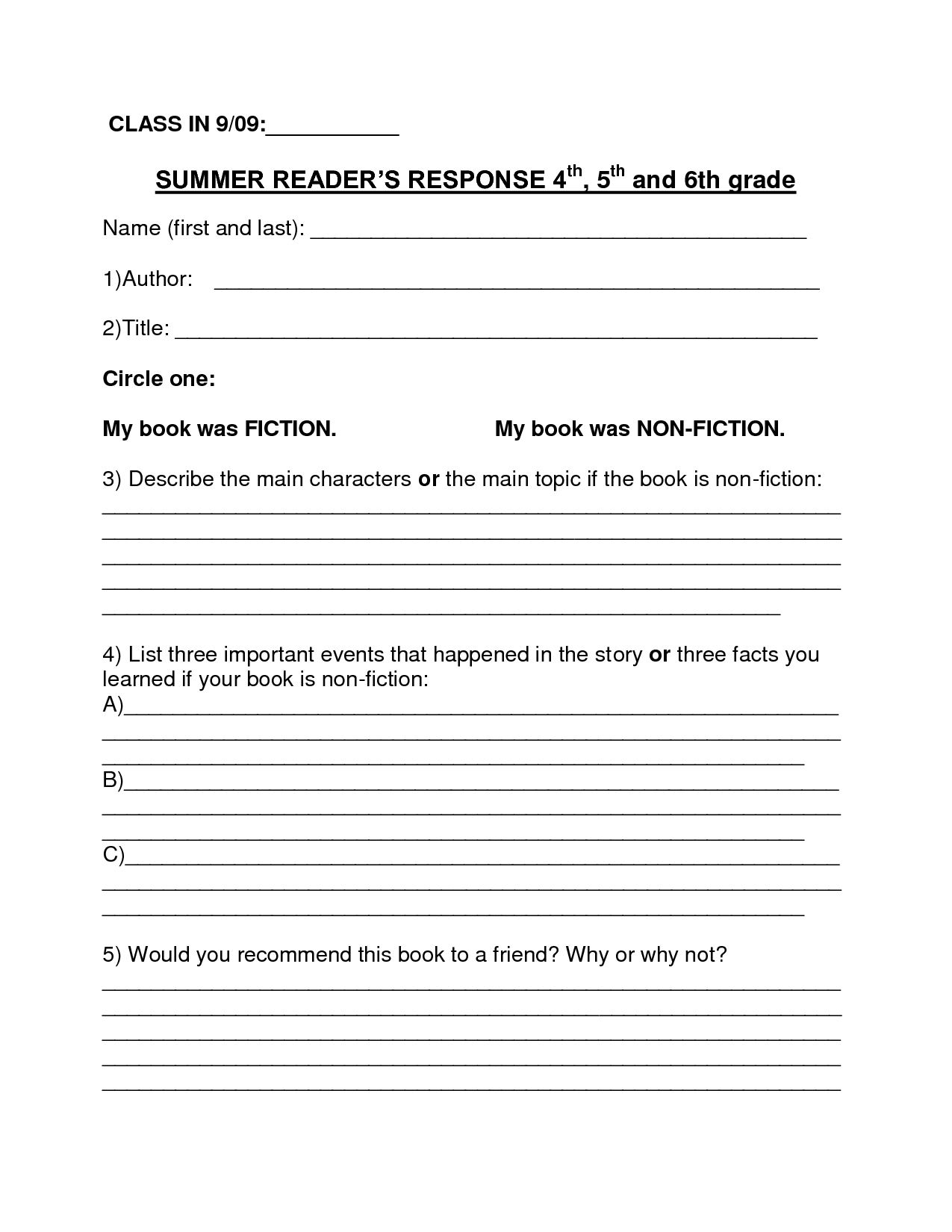 book-report-template-6th-grade