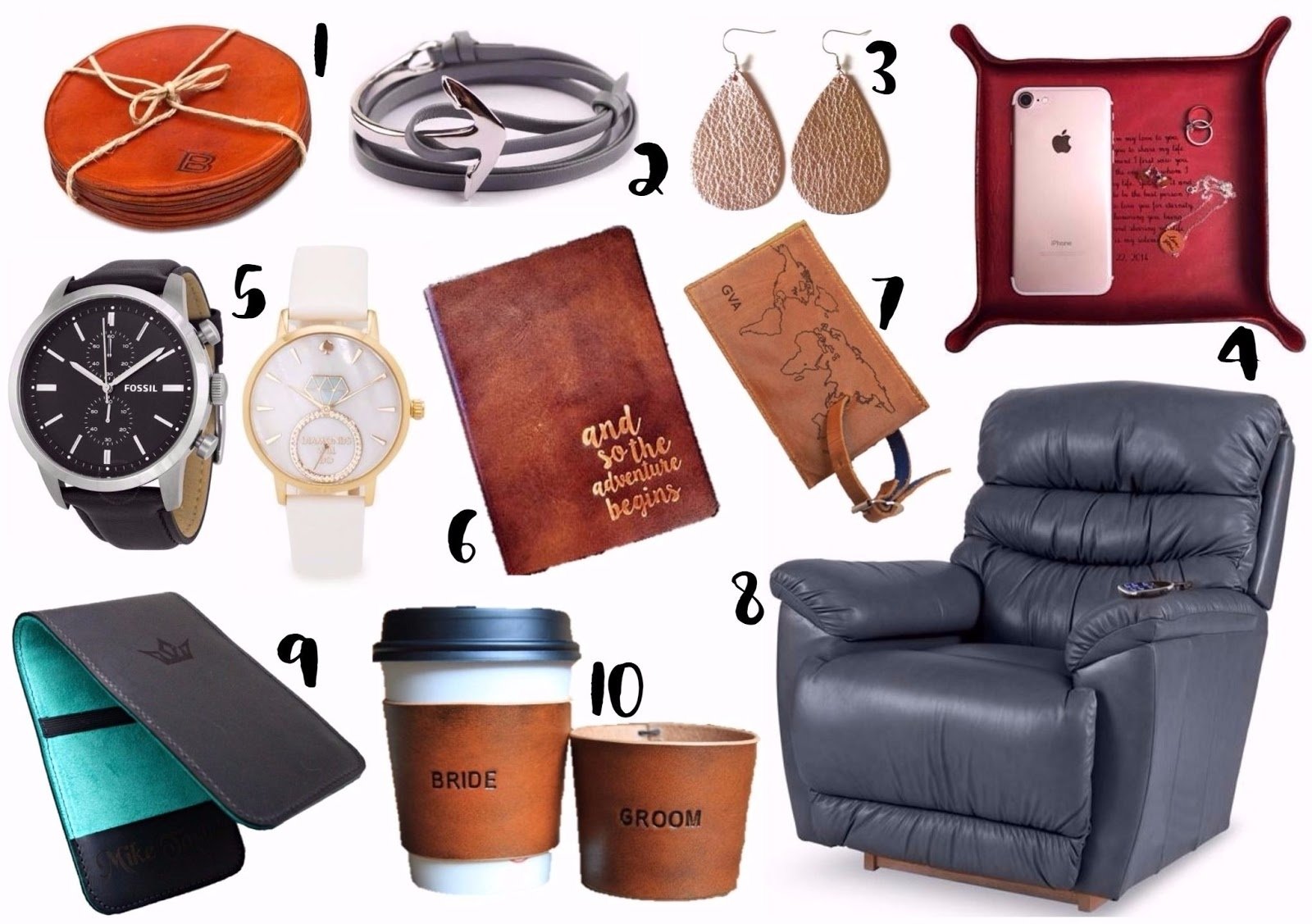 10 Amazing Leather Anniversary Gift Ideas For Him borrowed heaven third anniversary gifts leather 2 2022