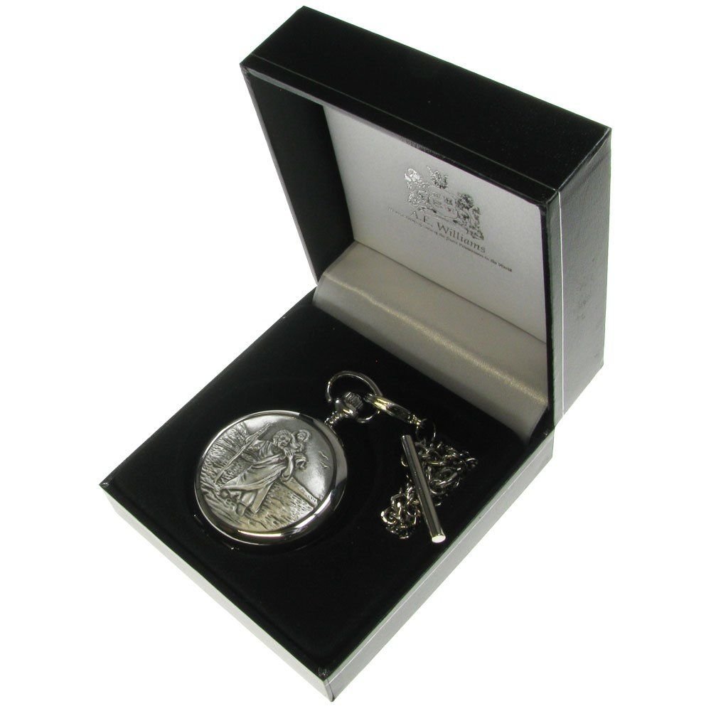 10 Unique Baptism Gift Ideas For Boys boys christening gift engraved st christopher pocket watch in a 2022