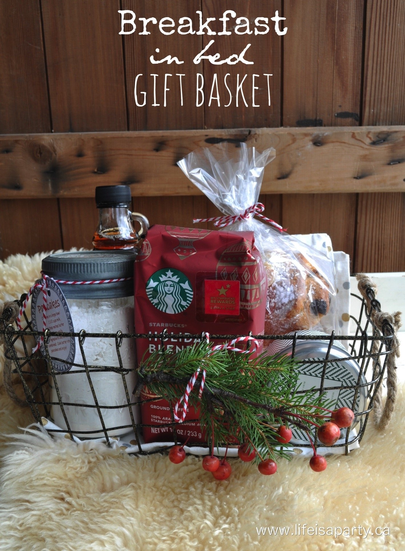 10 Stylish Christmas Gift Basket Ideas For Couples breakfast in bed gift basket life is a party 1 2023