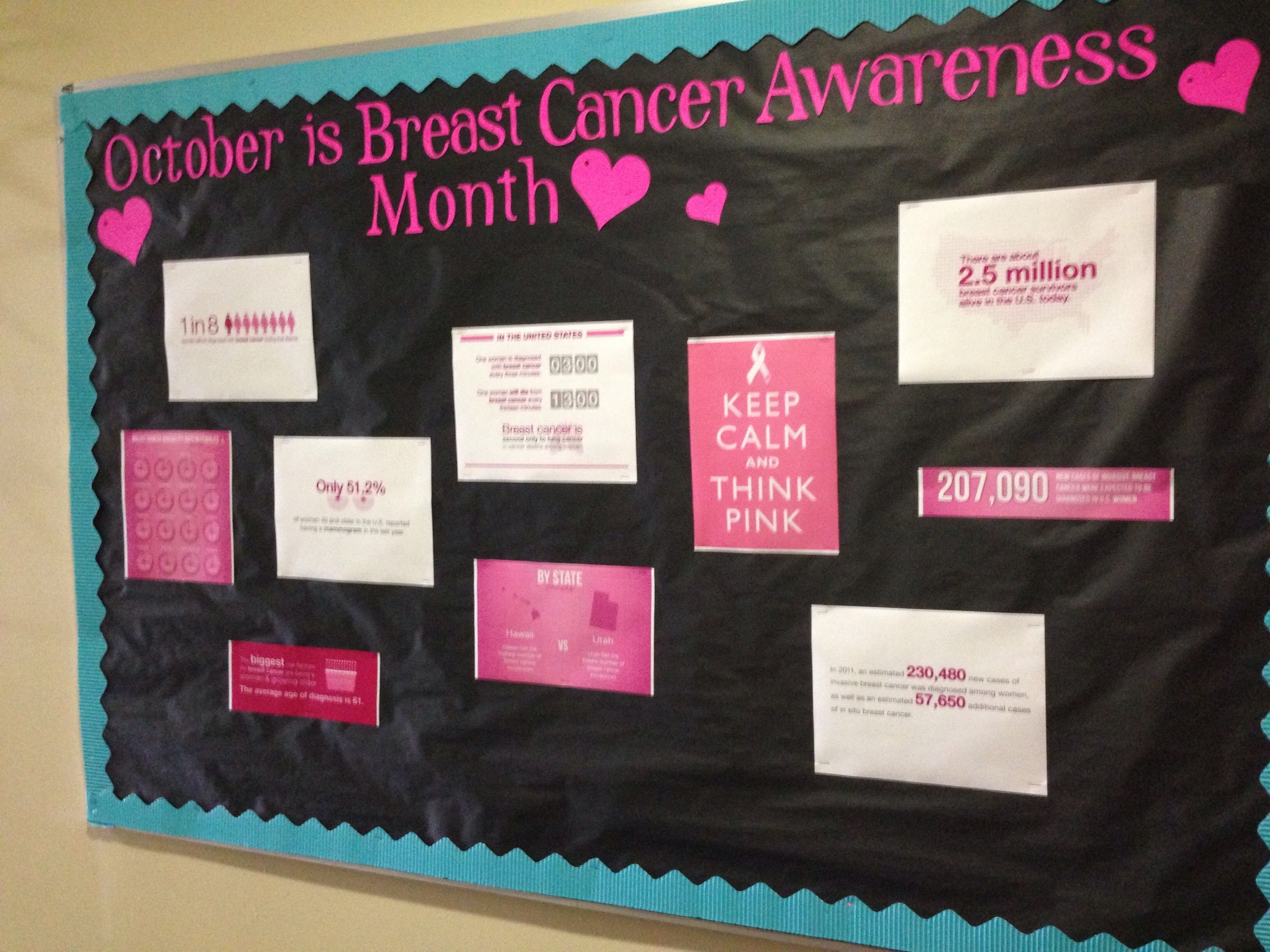 10 Stunning Breast Cancer Awareness Bulletin Board Ideas breast cancer awareness bulletin board primrose decorating ideas 2022