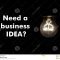 bulb with message need a business idea stock image - image of need