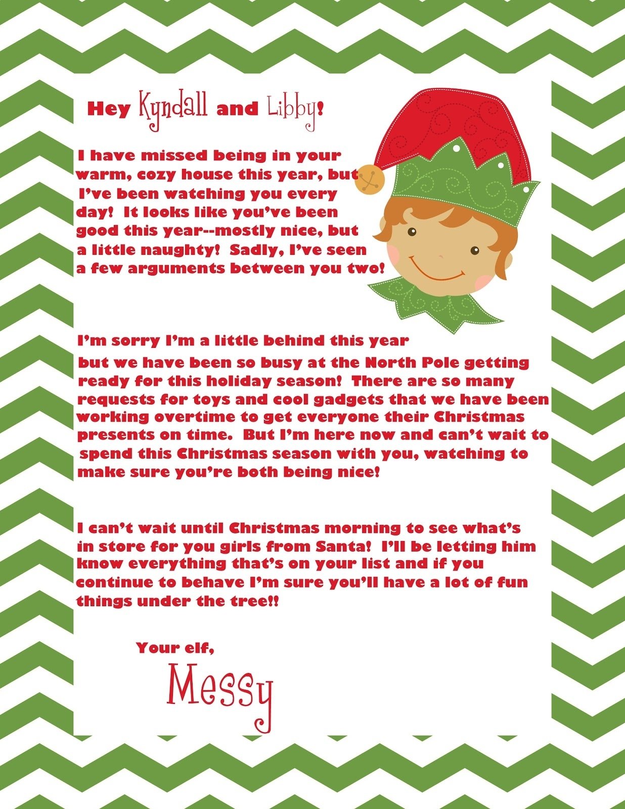 10 Great Elf On The Shelf Letter Ideas 2024