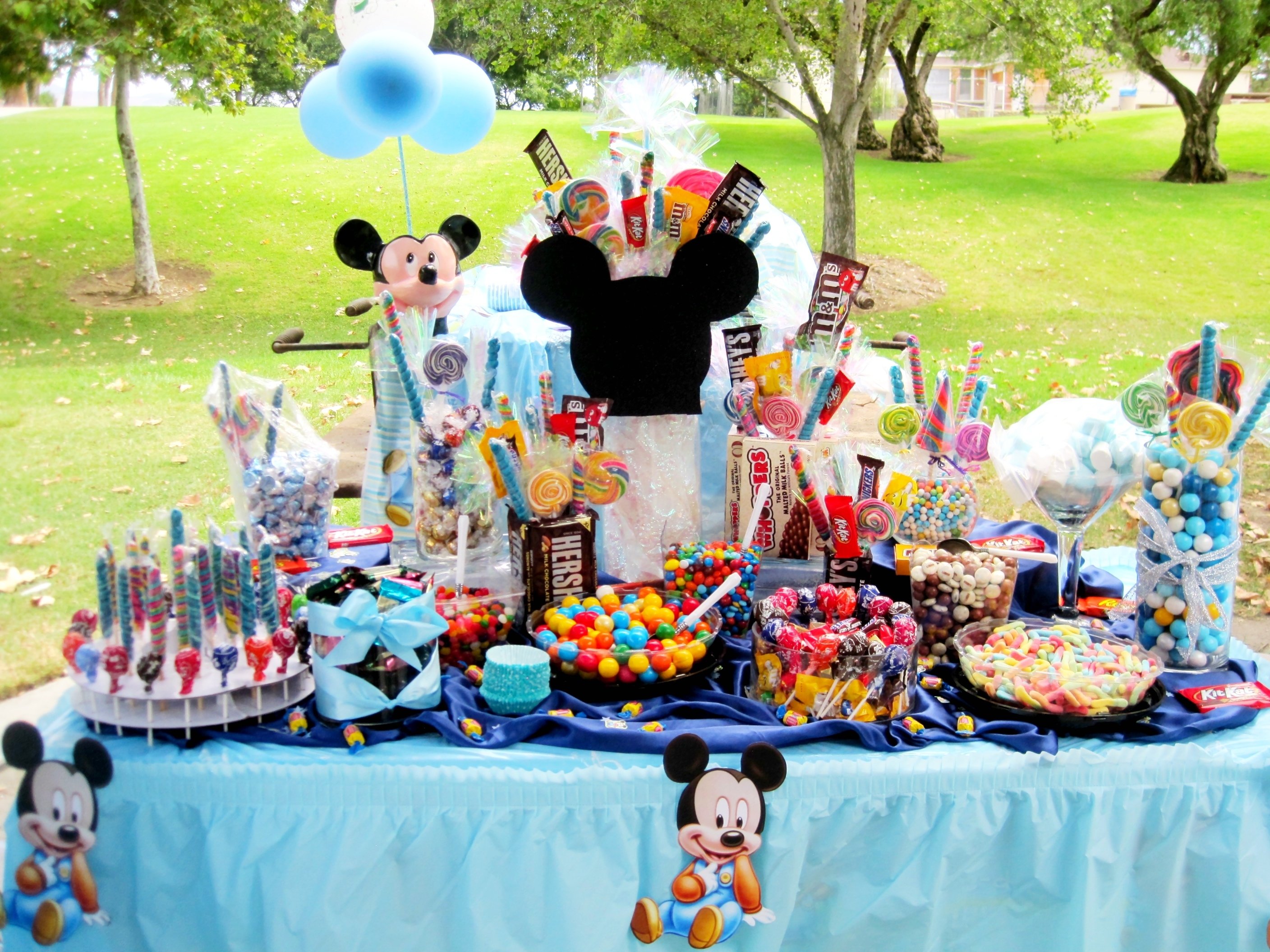 10 Fabulous Baby Mickey Mouse Party Ideas candy table for mickey mouse party parties ideas pinterest 2022
