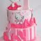 celebrate with cake!: 1st birthday hello kitty tier cake