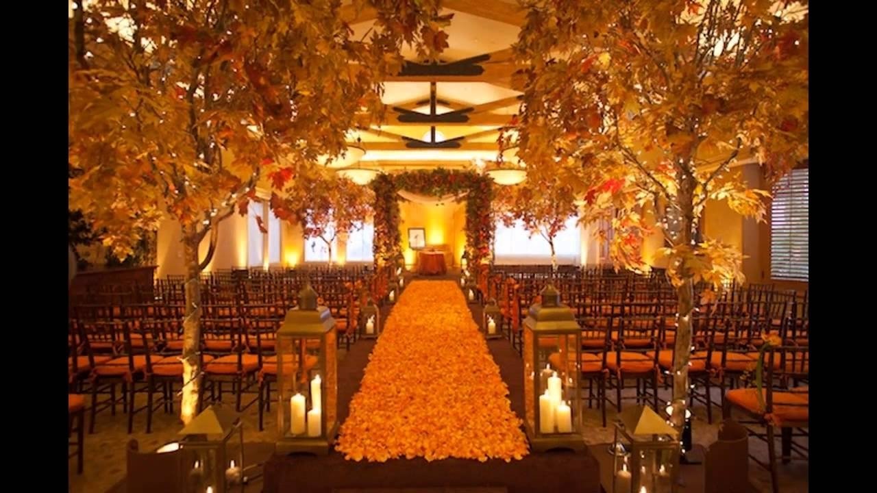 10 Lovely Wedding Reception Ideas For Fall cheap fall wedding decorating ideas youtube 1 2022