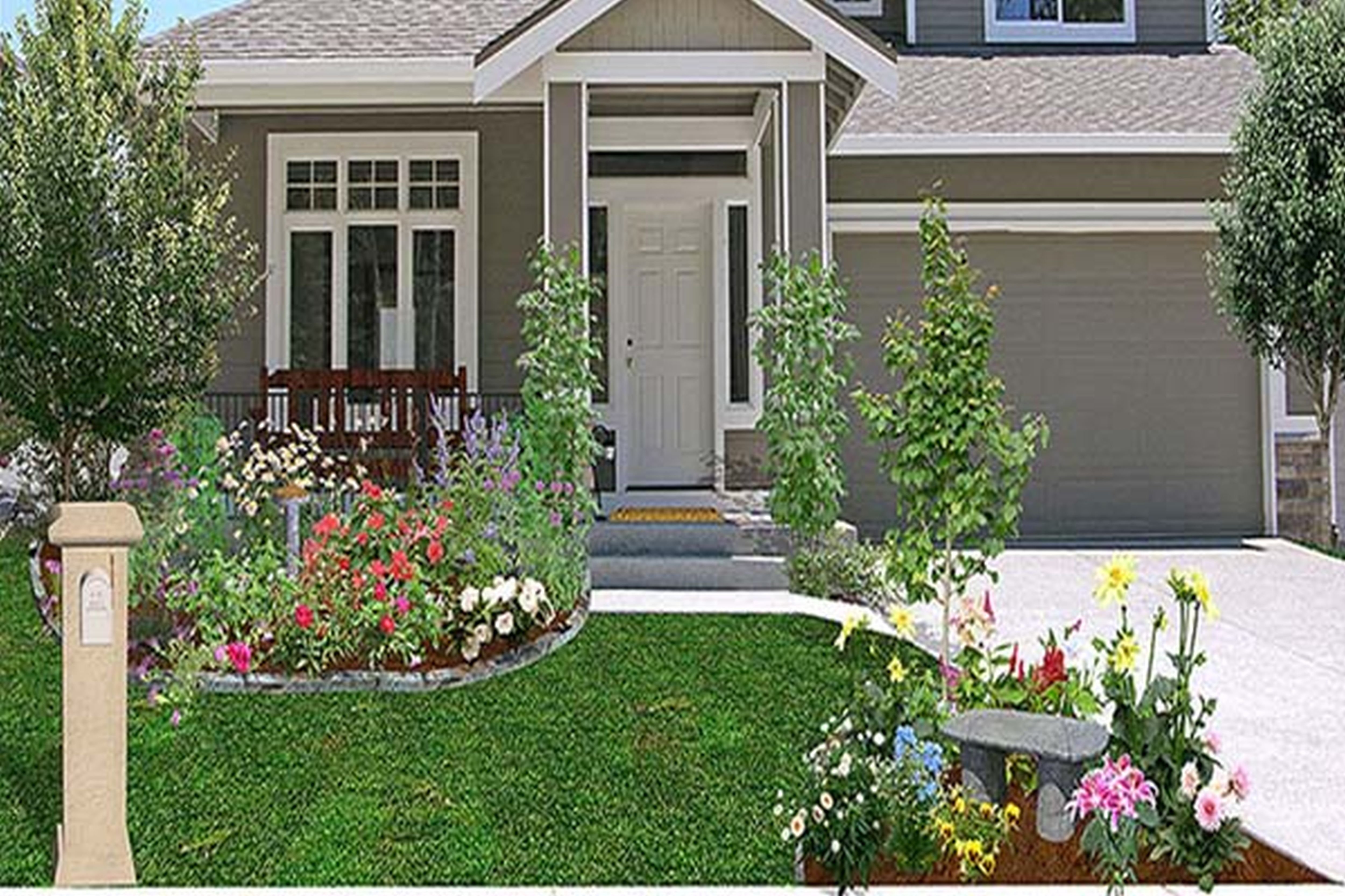 10 Simple And Beautiful Front Yard Landscaping Ideas On A