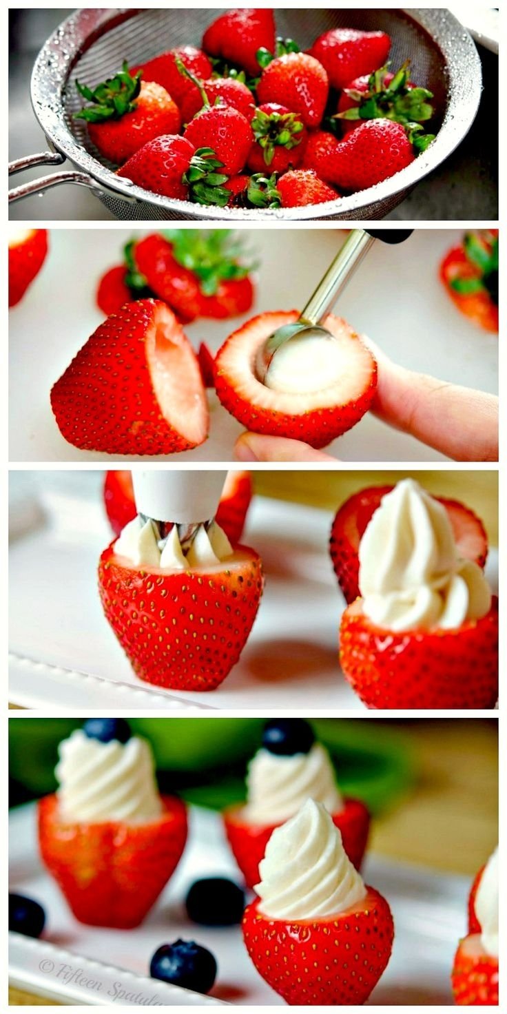 10 Spectacular Easy Dessert Ideas For Party cheesecake stuffed strawberries recipe 2023