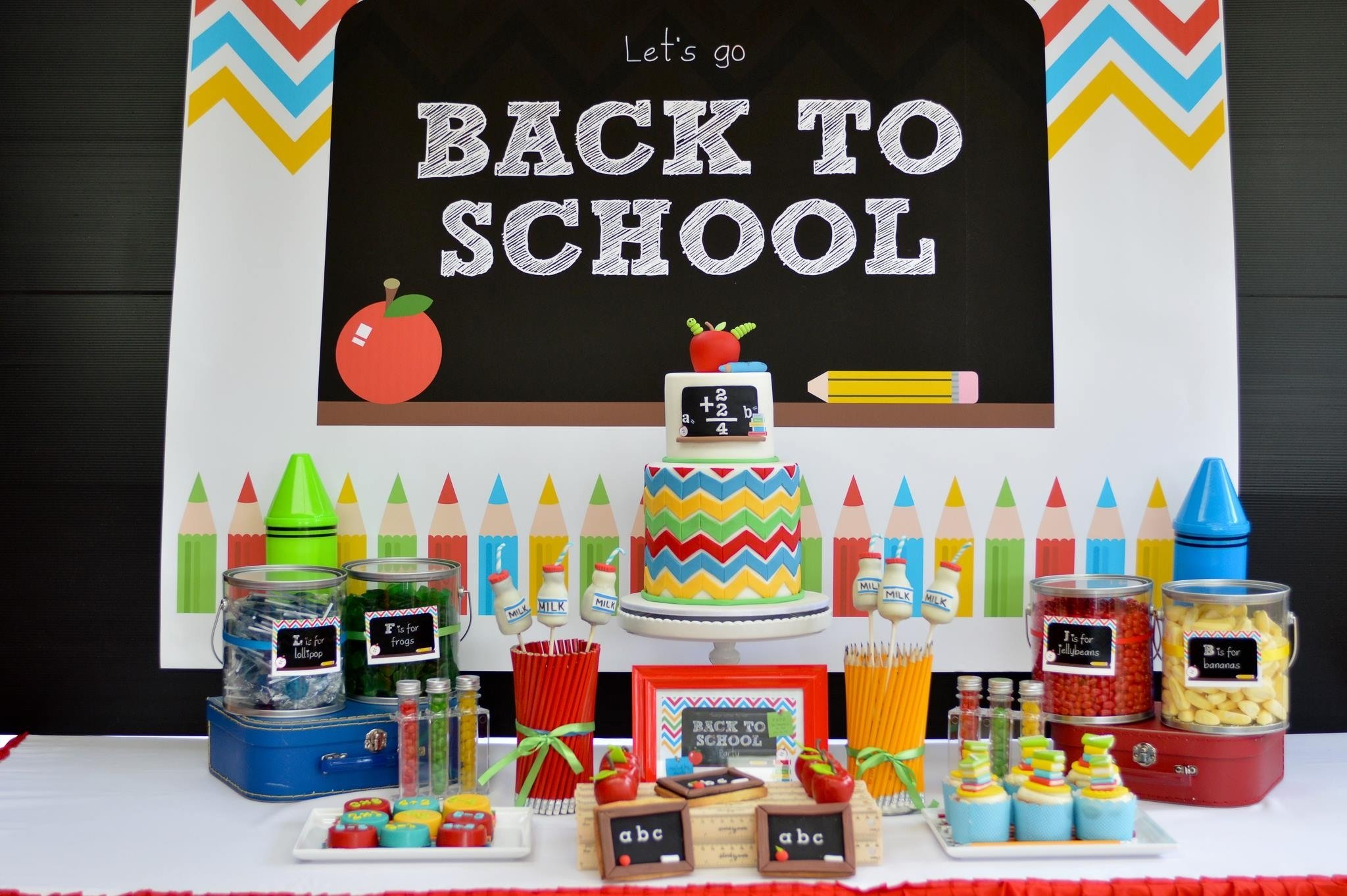 10 Most Recommended Back To School Party Ideas chevron back to school party a to zebra celebrations 1 2023