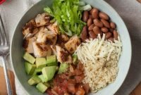 chipotle chicken quinoa burrito bowl recipe - eatingwell