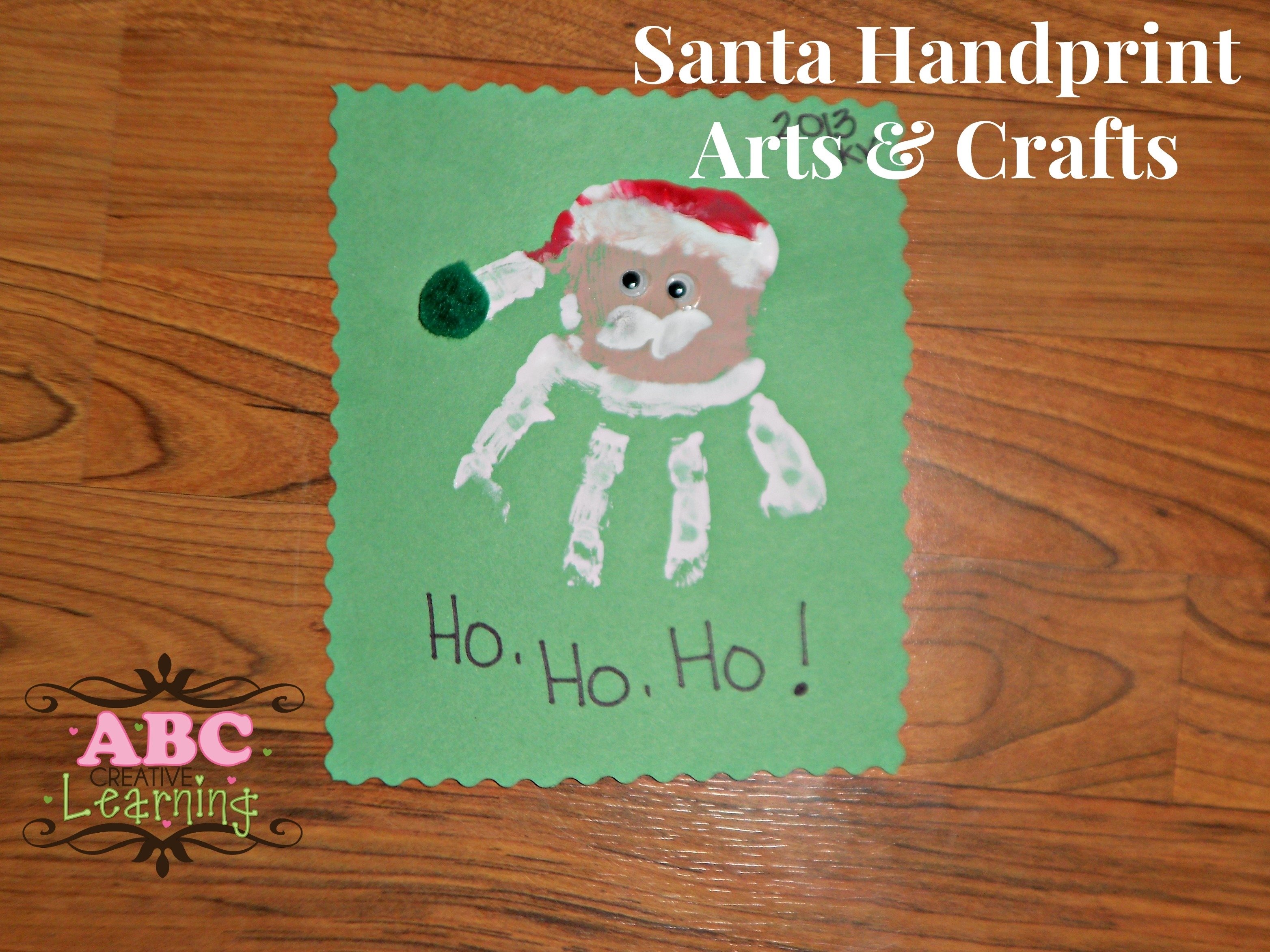 10 Pretty Christmas Arts And Craft Ideas christmas arts crafts kids santa handprint tierra este 55311 1 2022